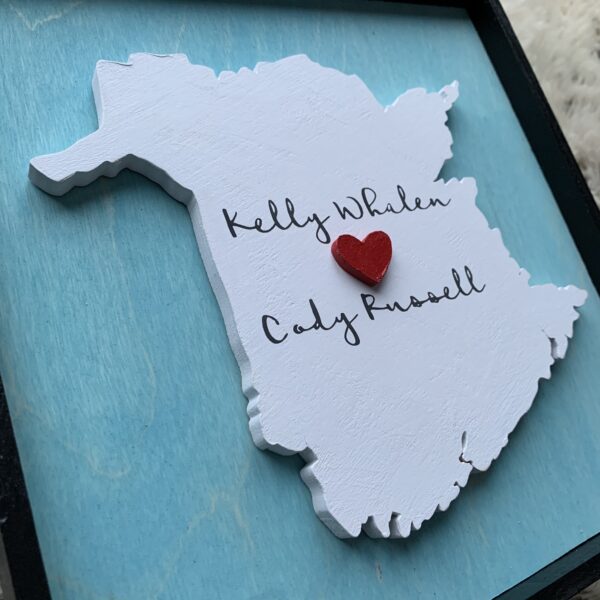 Custom Wood Cut Maps - Image 9