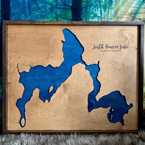 Custom Wood Cut Maps - Image 17