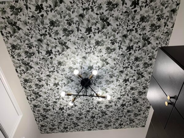 Wallpaper ceiling