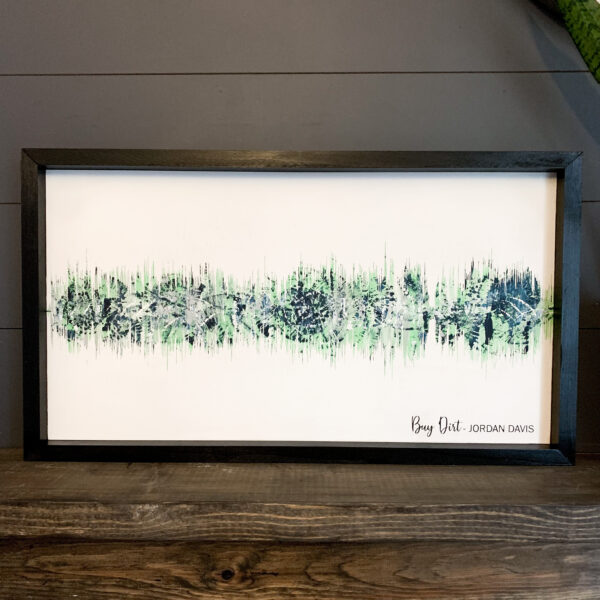 Sound wave painting